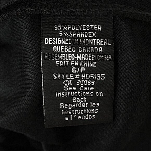 HKR $60 Sz S Black Ruched Silver Necklace Halter Poly Spandex Sexy Dress - Picture 3 of 6